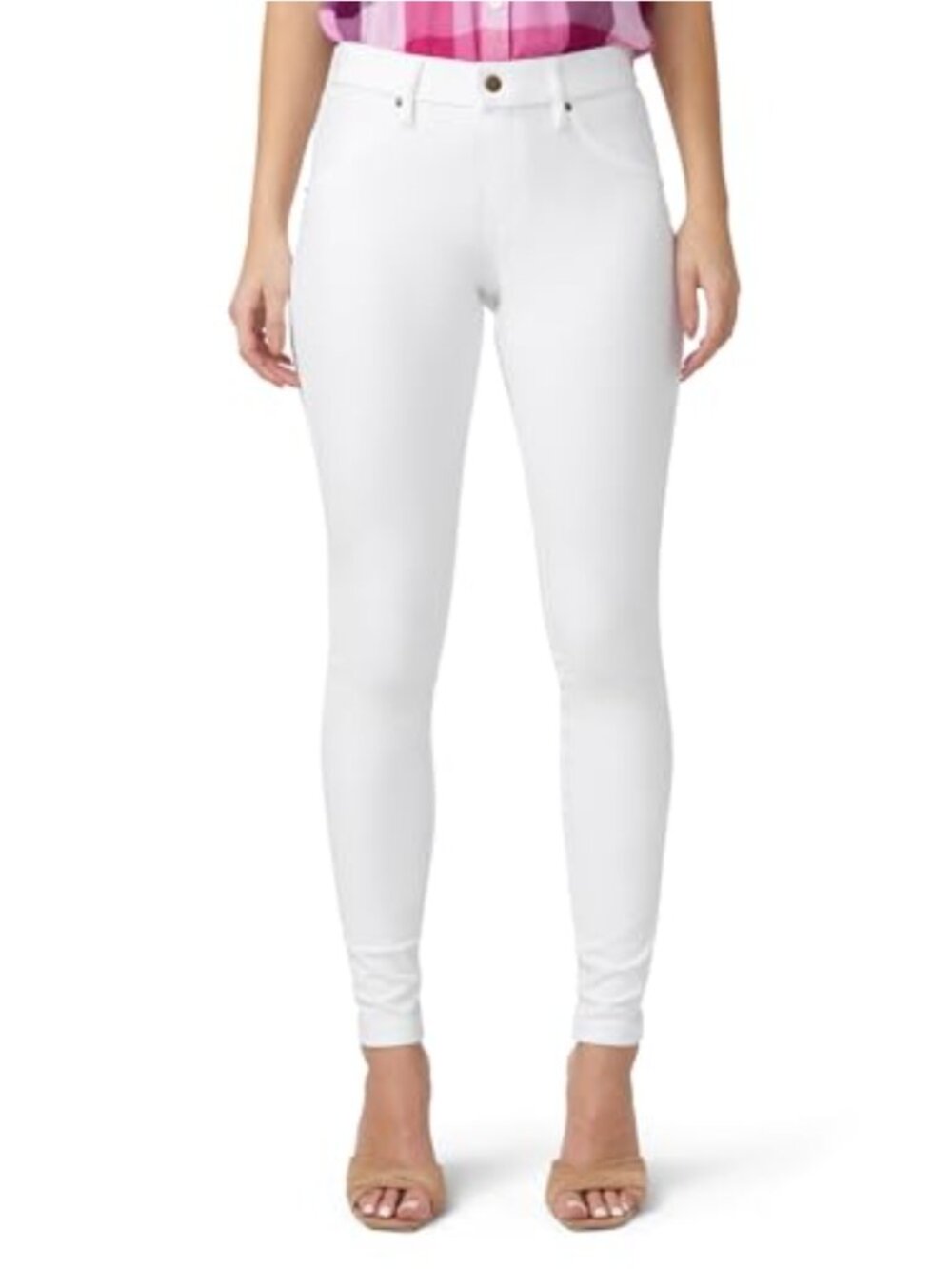 HUE Denim Leggings for Women - Pull-On Skinny Fit with Pockets